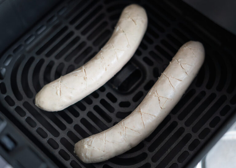 Salchichas en freidora de aire