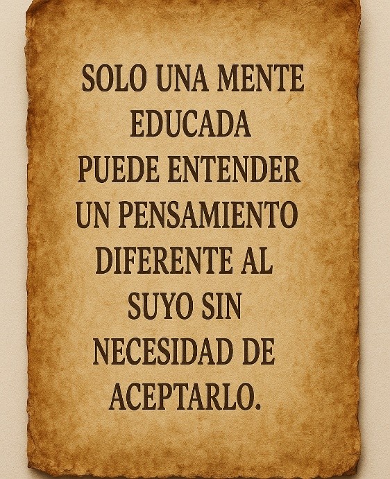 solo una mente educada