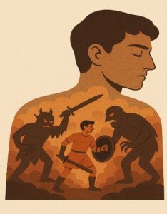 SI PUDIÉRAMOS VER LAS BATALLAS INTERIORES.