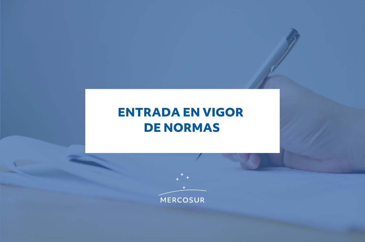 Entrada en vigor de normas – meses de noviembre y diciembre