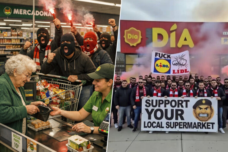 El sector de los supermercados lleva años disputadísimo en España. Ahora se refleja en redes con los ‘hooligans’ de súper