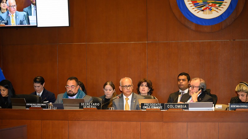 Colombia alza la voz en la OEA y advierte sobre los riesgos de quebrantar el orden internacional en la crisis venezolana