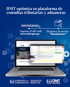 DNIT canalizó más de 48.000 consultas y reclamos a través de la herramienta “Contáctenos”