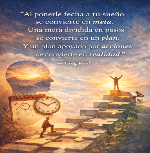 al ponerle fecha a un sueño