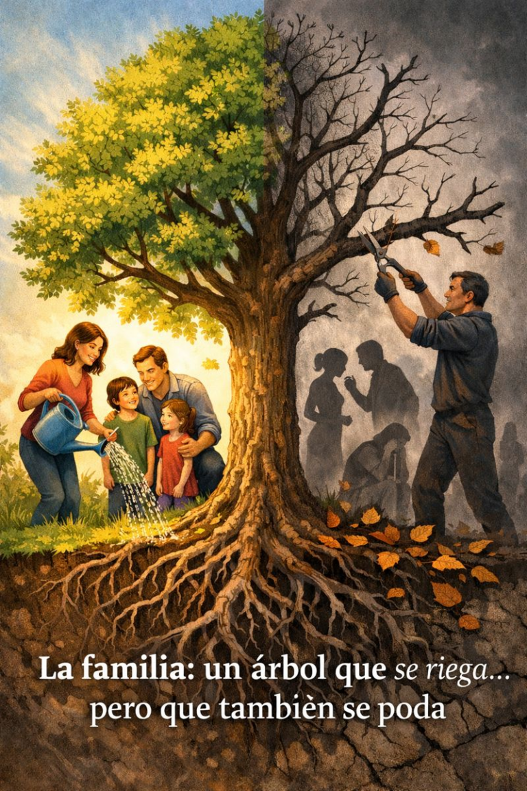 La familia un arbol que se riega