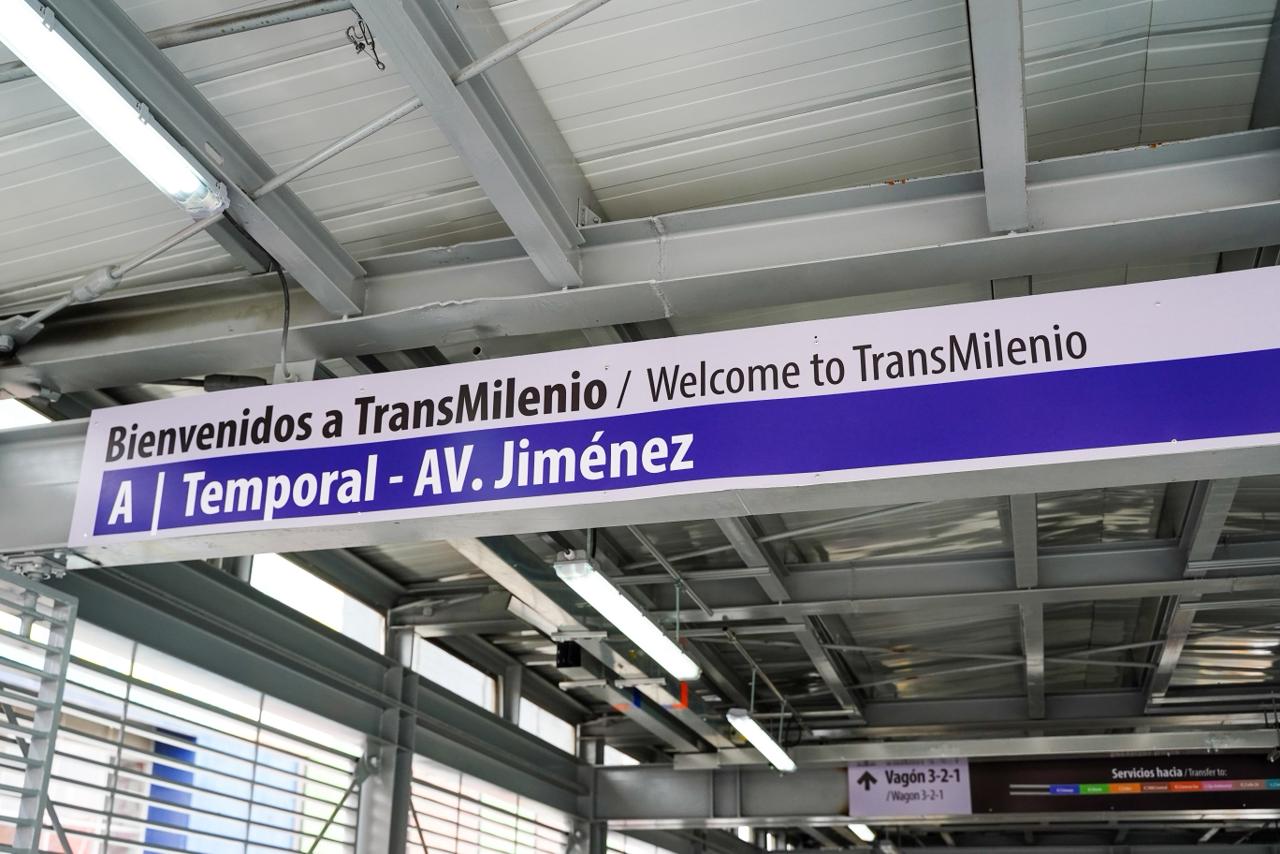 Colombia | Avenida Jiménez: Bogotá activa estación temporal de TransMilenio para mantener la movilidad en el corazón de la ciudad