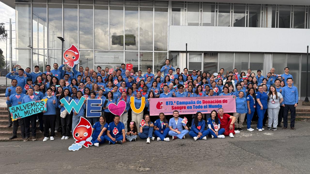 Colombia | Bogotá fortalece su banco de sangre con jornada global de WeLoveU que moviliza a 170 voluntarios