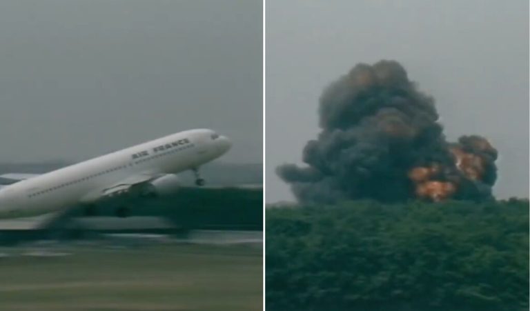 En 1988, un nuevo Airbus A320 debutó en Air France con un vuelo rasante: la exhibición terminó con el avión en llamas