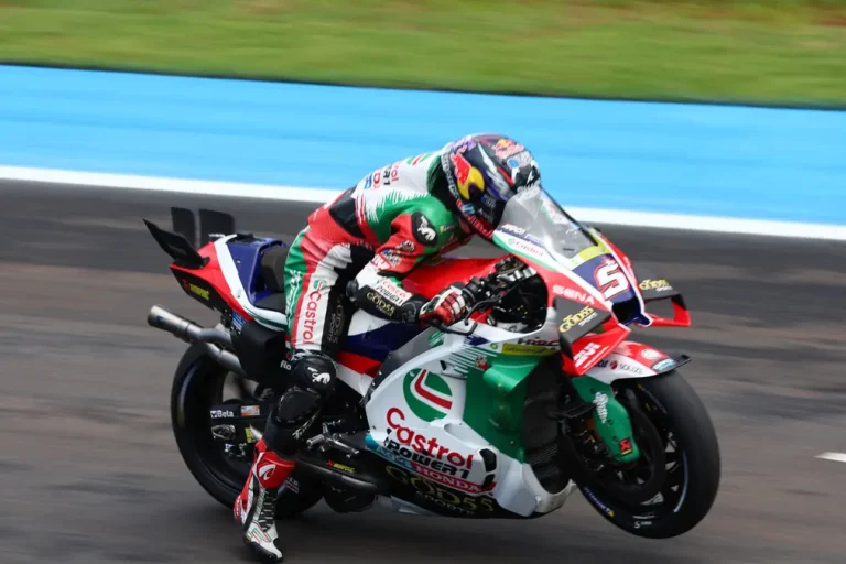 Zarco lidera el entrenamiento de MotoGP en Brasil afectado por la lluvia