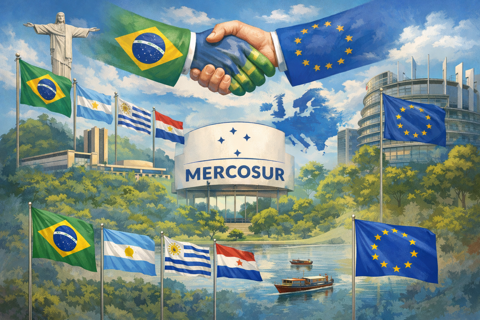 Brasil asume un rol decisivo en la nueva fase del Mercosur tras el avance del acuerdo con la Unión Europea