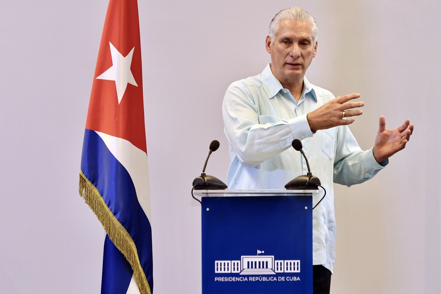 Díaz-Canel, tras las protestas: «Para el vandalismo y la violencia no habrá impunidad»