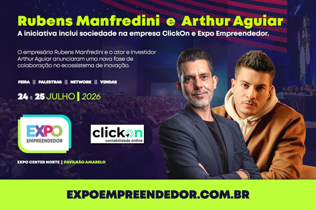 Nova parceria entre Rubens Manfredini e Arthur Aguiar amplia presença em tecnologia e aceleração de startups