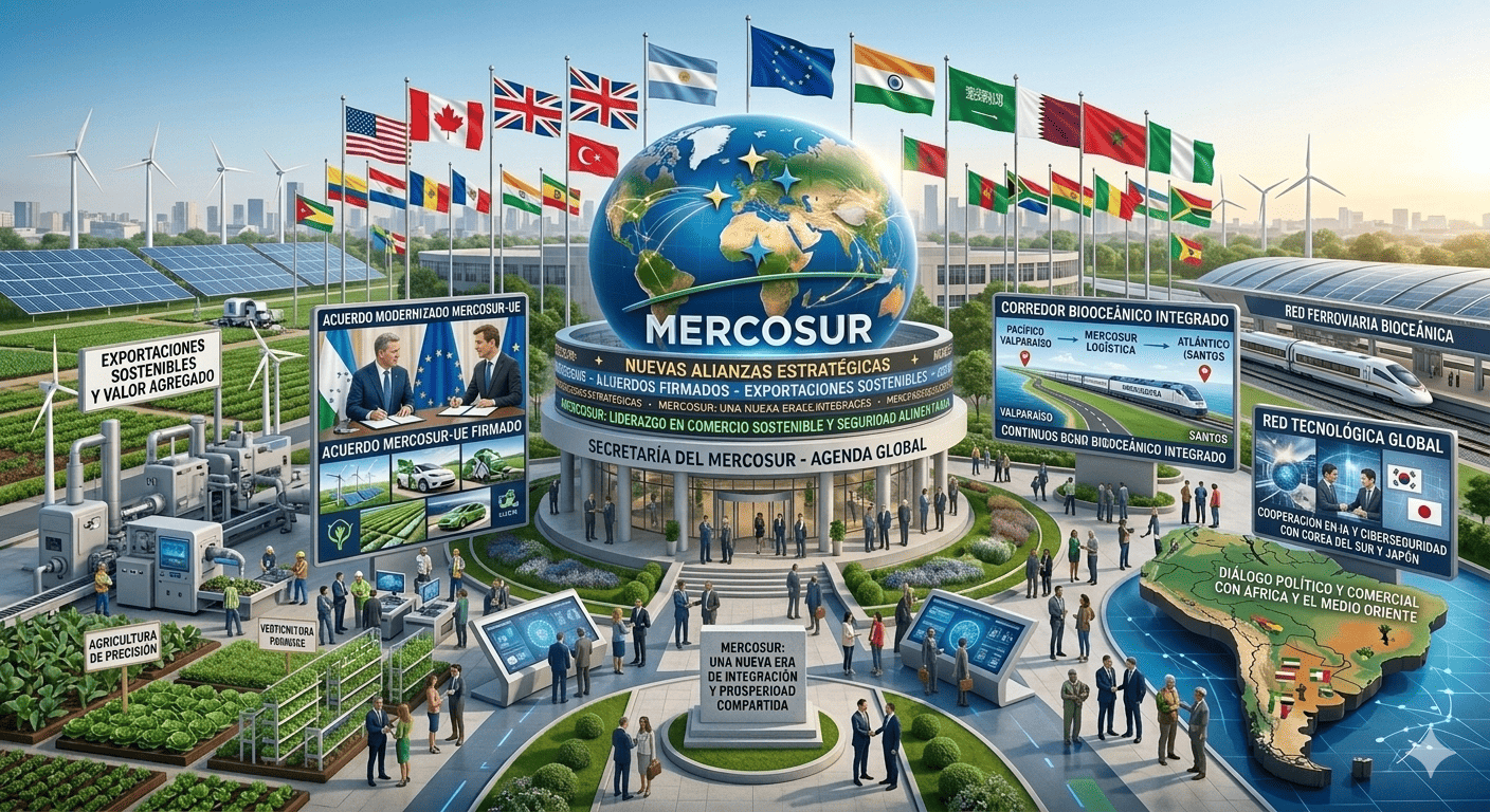 El MERCOSUR fortalece su agenda internacional y amplía sus alianzas estratégicas