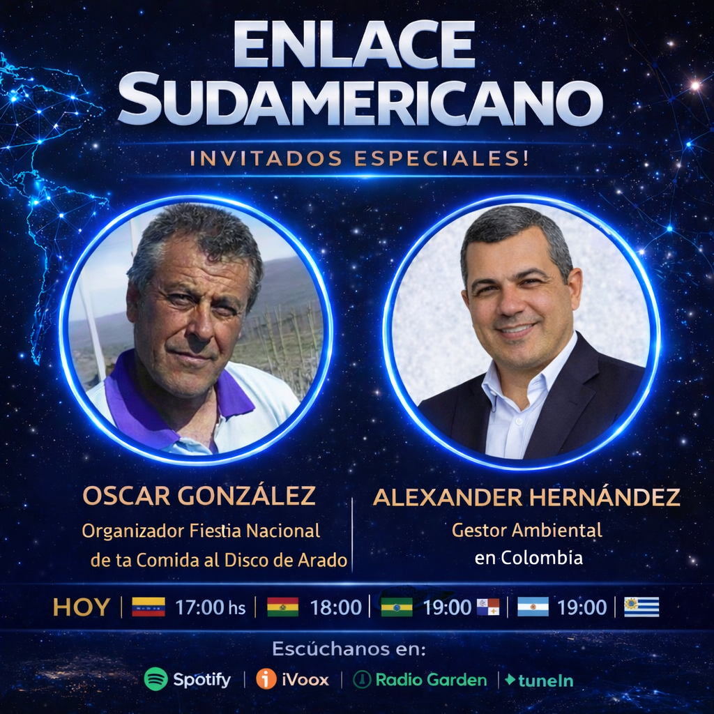 Enlace Sudamericano: Oscar González y Alexander Hernández — cultura, territorio y desarrollo regional Enlace Sudamericano: Oscar González y Alexander Hernández — cultura, territorio y desarrollo regional
