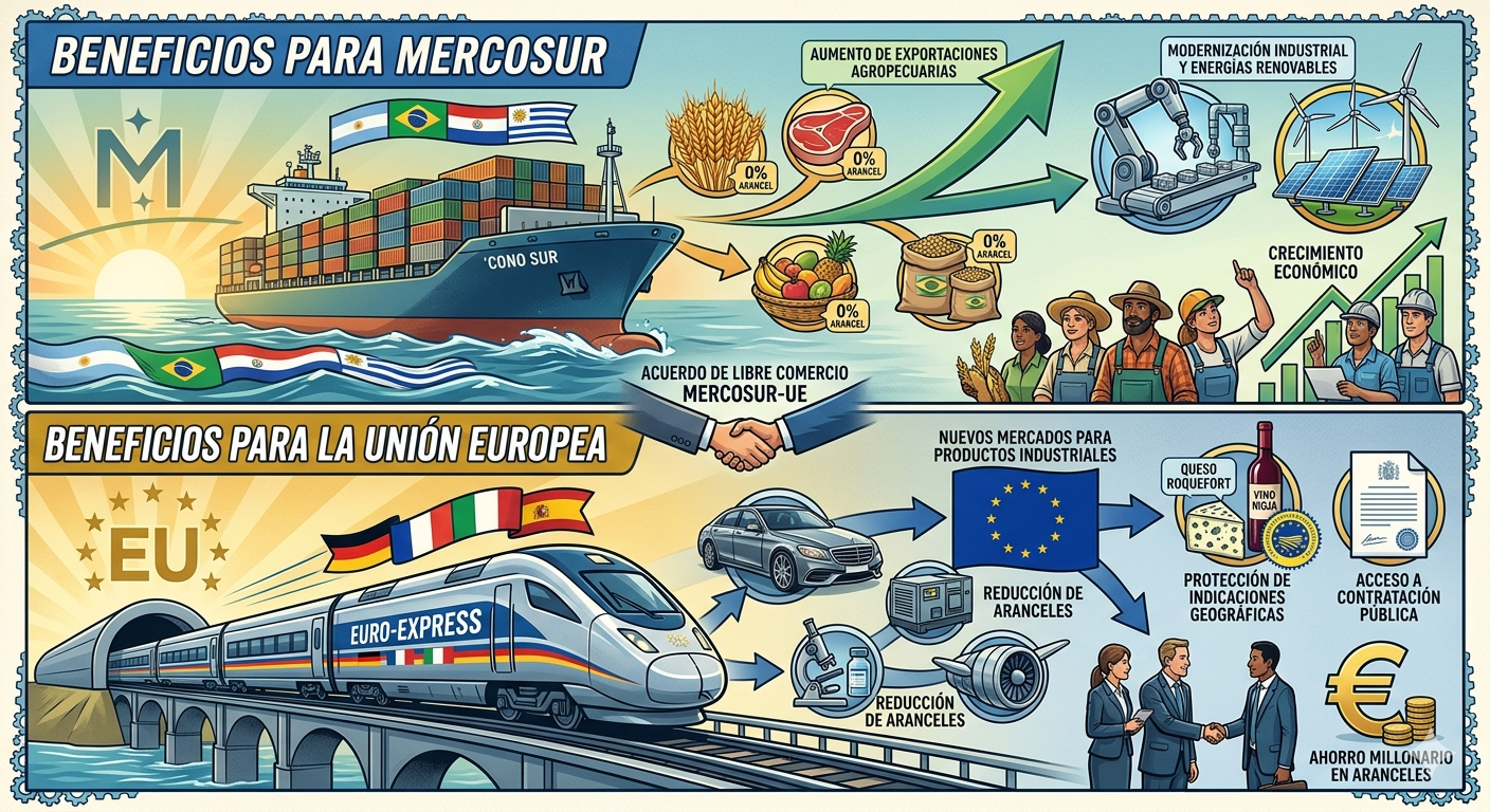 El acuerdo UE–MERCOSUR redefine el comercio global y abre una nueva etapa de integración regional