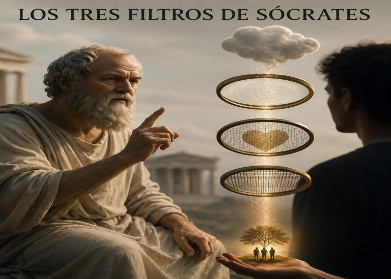los tres.