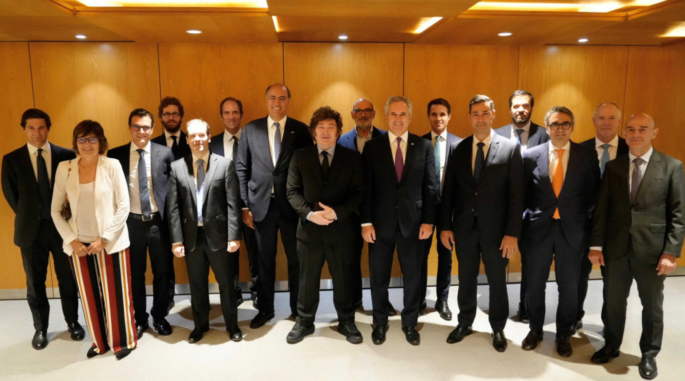 El Presidente Milei se reunió con importantes empresarios e inversores españoles