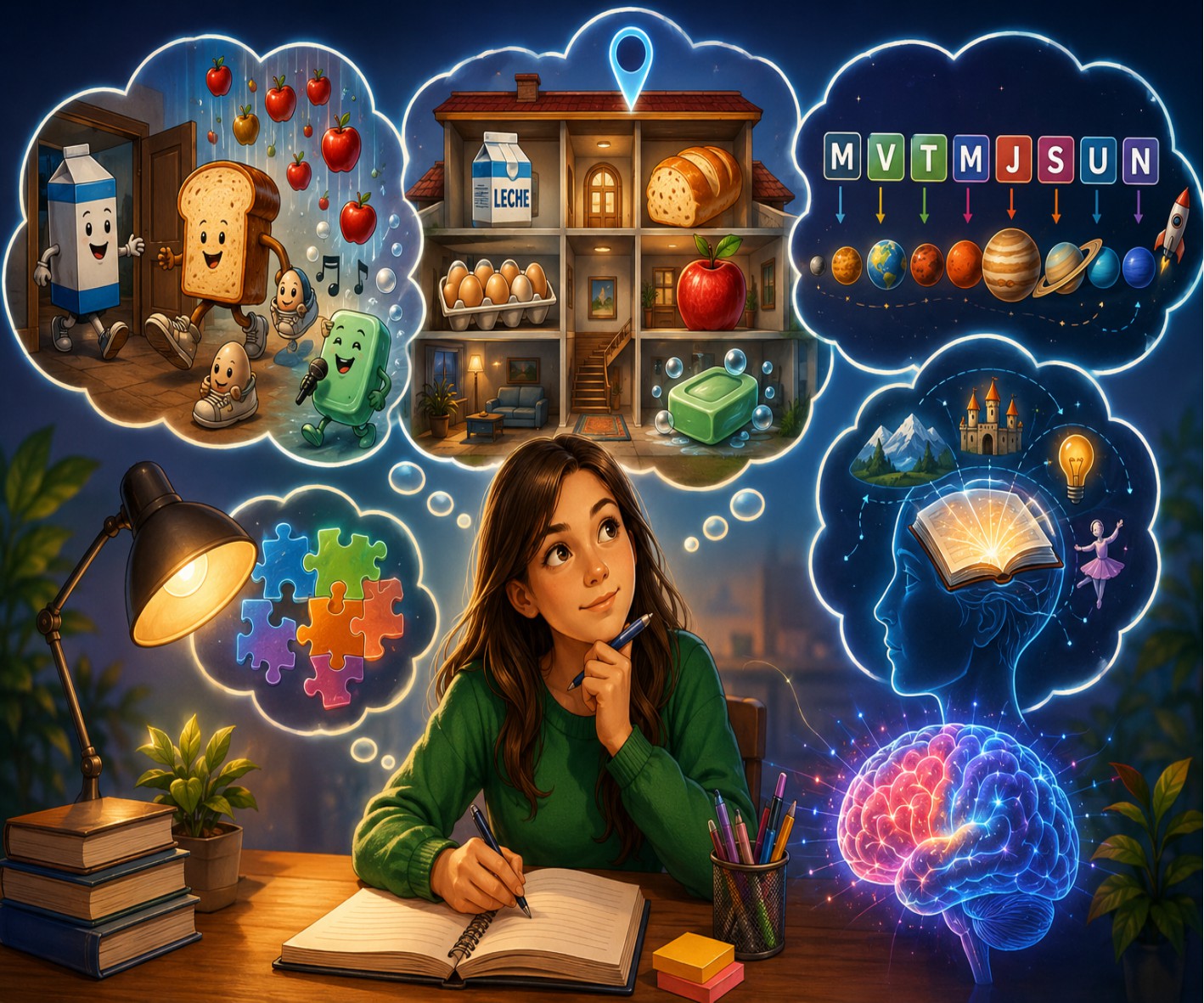 LAS TÉCNICAS DE MNEMOTECNIA: CÓMO ENTRENAR TU CEREBRO PARA RECORDAR MEJOR. LAS TÉCNICAS DE MNEMOTECNIA: CÓMO ENTRENAR TU CEREBRO PARA RECORDAR MEJOR.