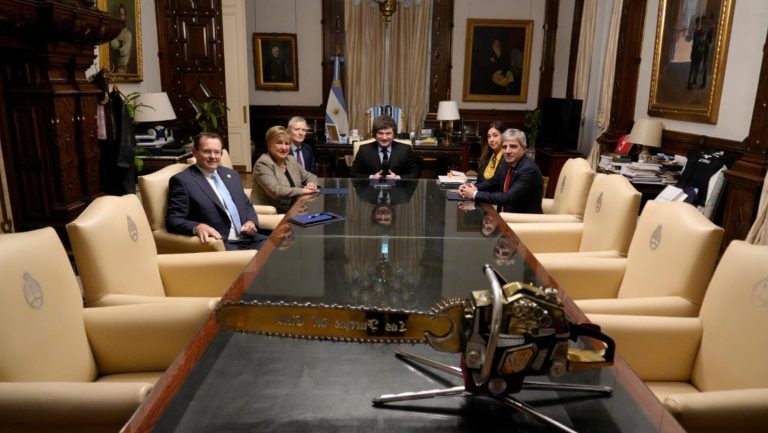 El Presidente Milei encabezó una reunión de Gabinete ampliado junto a la Directora Gerente del FMI, Kristalina Georgieva.