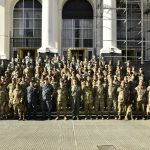 Ceremonia de recepción del contingente militar argentino que brindó asistencia humanitaria en Venezuela
