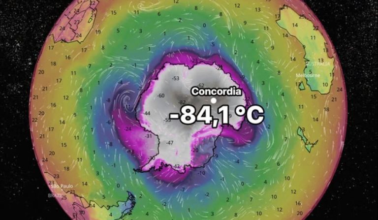 La base Concordia registró -84,1 °C, la temperatura más baja del planeta en 14 años