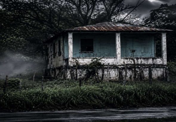 La casa abandonada del kilómetro 5 en La Vega, en República Dominicana