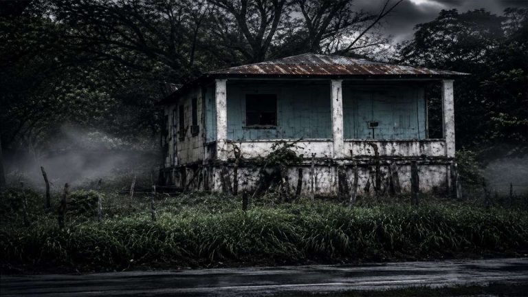 La casa abandonada del kilómetro 5 en La Vega, en República Dominicana