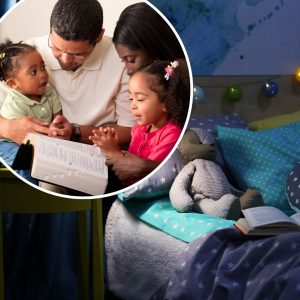 5 sencillas oraciones que puedes rezar con tus hijos antes de dormir