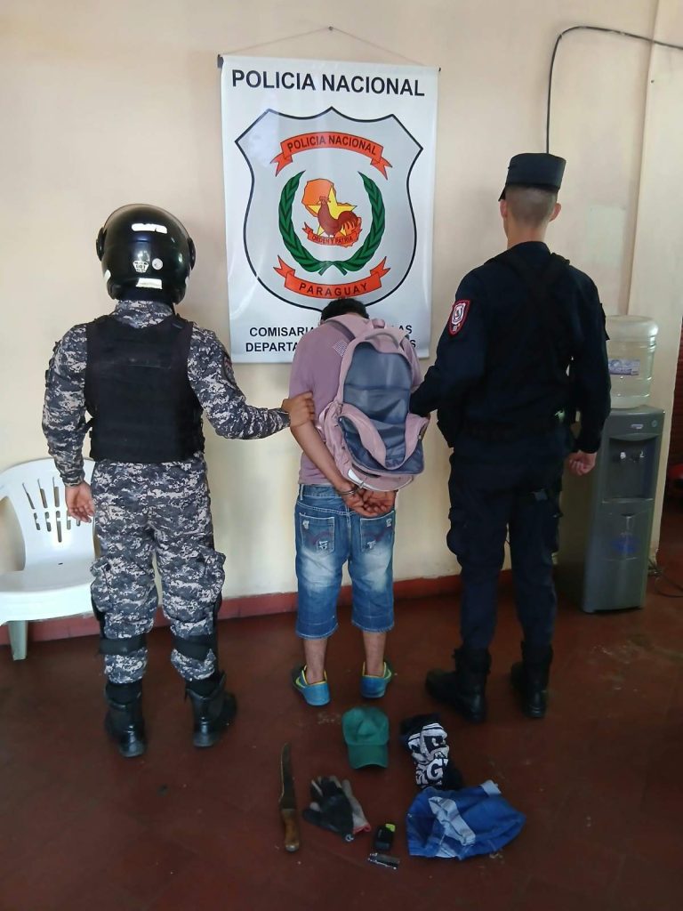 Aprehenden a hombre por supuesta tentativa de robo y lesión en Ayolas