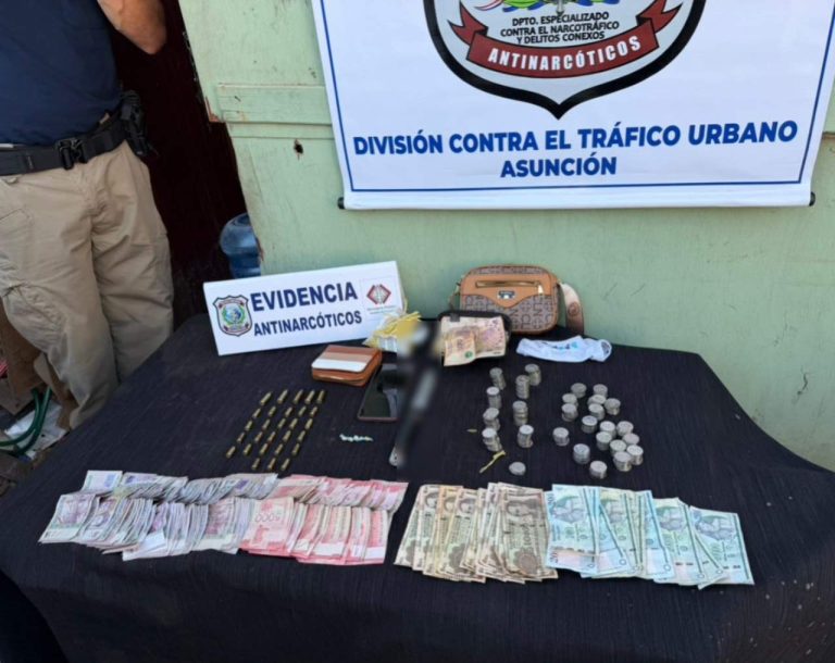 Bañado Tacumbú: capturan con drogas a joven que habría disparado a un vecino