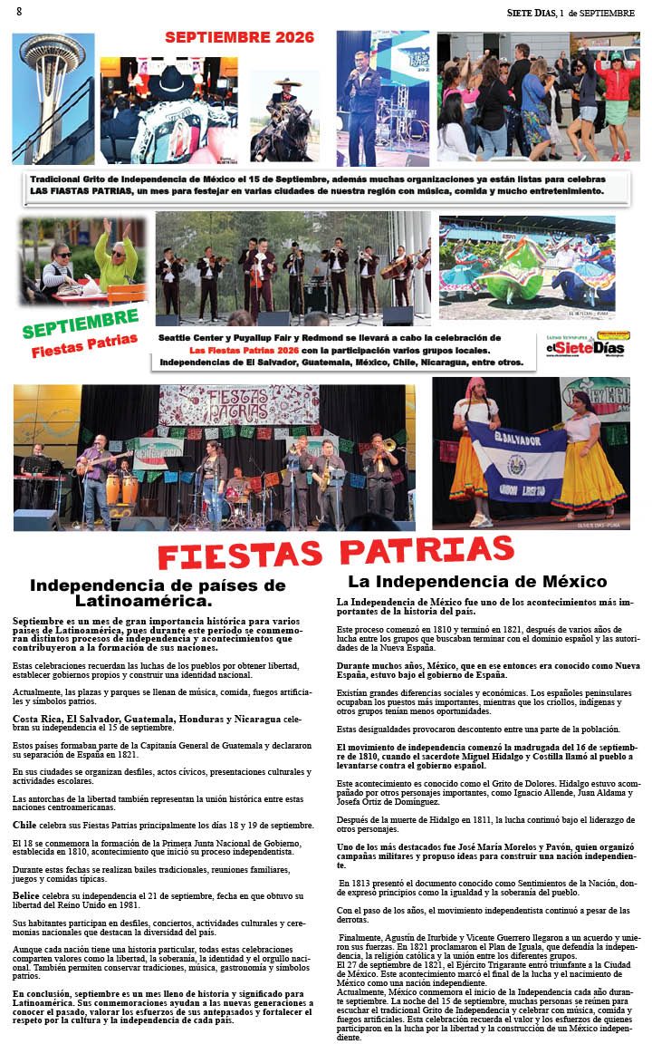 Celebracion de Fiestas Patrias