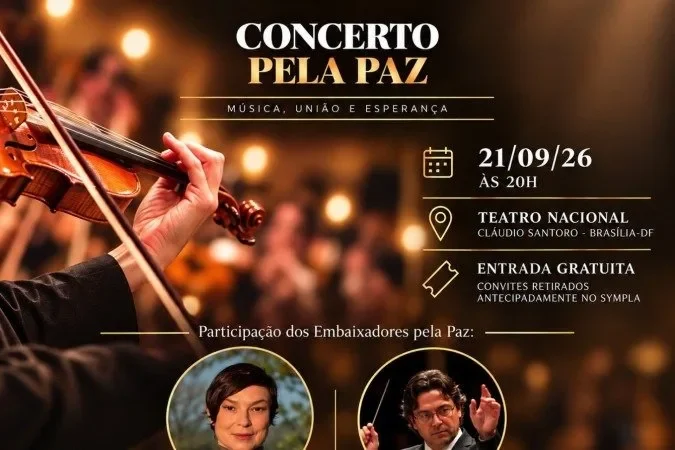 Cultura e Arte: Orquestra Sinfônica Apresenta “Concerto pela Paz” em Brasília