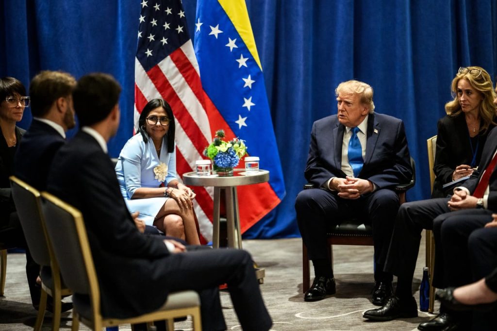 Delcy Rodríguez se pronunció tras encuentro con Trump en Nueva York