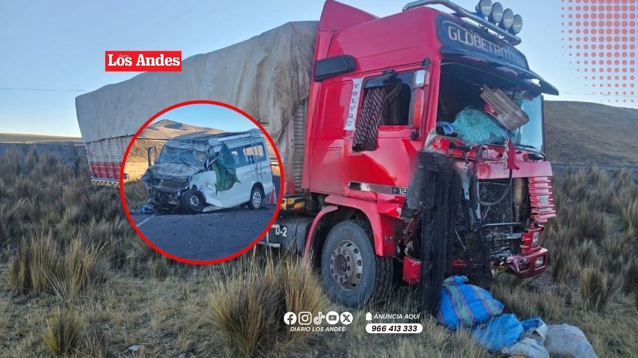 Dos fallecidos tras choque entre combi y camión en la vía San Antón–Macusani Dos fallecidos tras choque entre combi y camión en la vía San Antón–Macusani