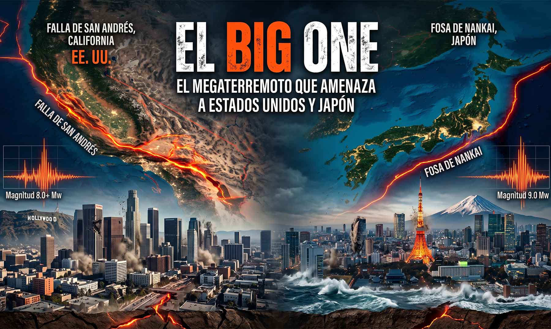 El Big One: qué es el megaterremoto que amenaza a los Estados Unidos y a Japón, y cuáles serían sus consecuencias