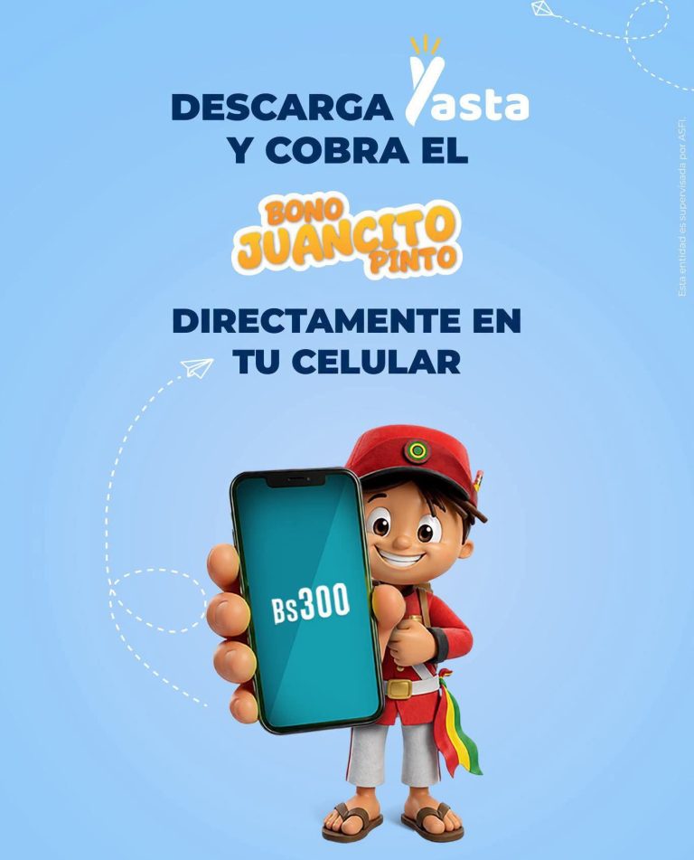 El pago del Bono Juancito Pinto inicia el 26 de octubre