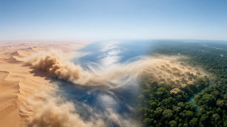 El polvo del Sáhara que alimenta la selva del Amazonas