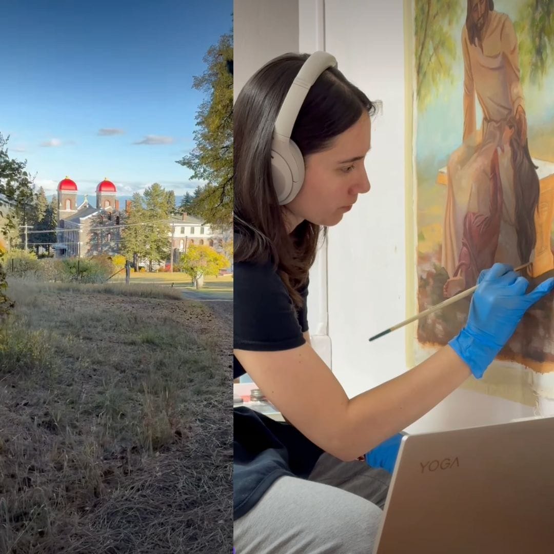 Esta artista católica dudaba de su arte. Un mes en un monasterio le cambió la vida Esta artista católica dudaba de su arte. Un mes en un monasterio le cambió la vida