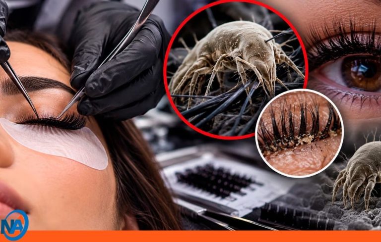 Estudio revela que existen ácaros en el 96% de extensiones de pestañas