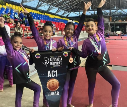Falcón sube al podio en Campeonato Nacional Interclubes de Gimnasia rítmica San Cristóbal