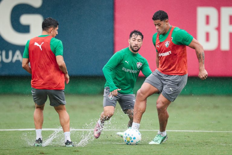 Fluminense tem Guga e Soteldo fora de treino no CT da Barra