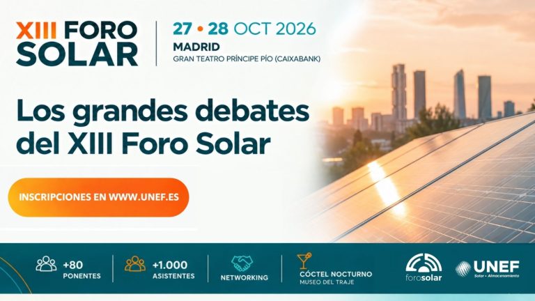 Foro Solar 2026: PSOE, Sumar, PP y Vox se miden por la energía