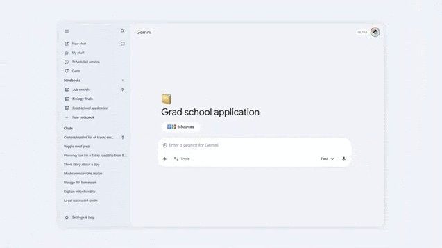 Google extiende los Cuadernos de Gemini para facilitar contenido organizado a estudiantes, profesores y organizaciones