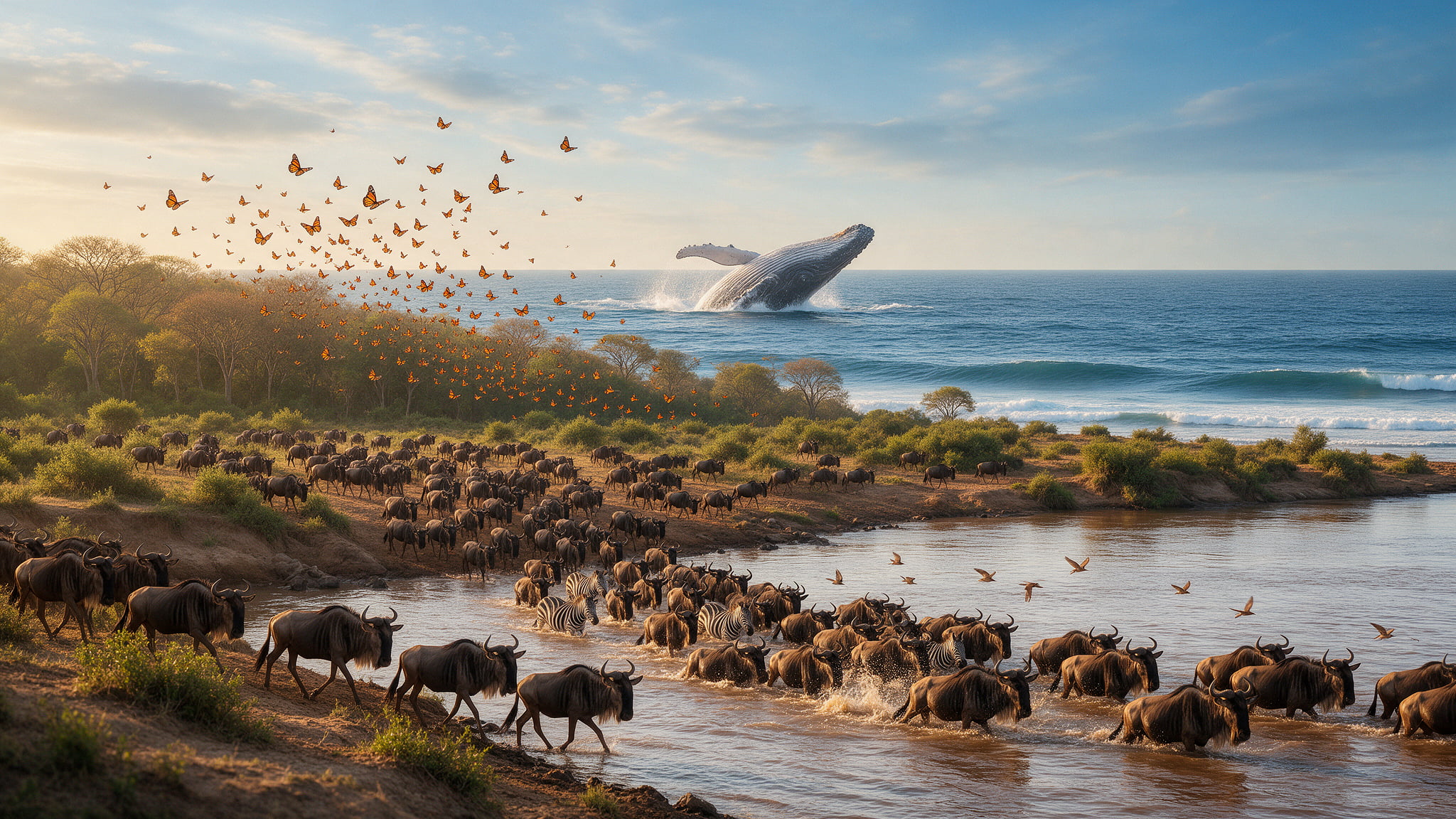 Guía de la gran migración: cuándo y dónde ver a los animales viajeros Guía de la gran migración: cuándo y dónde ver a los animales viajeros