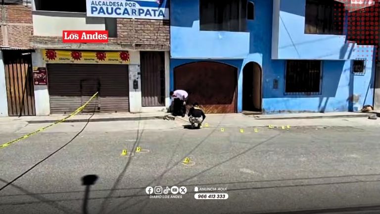 Hombre muere tras ataque a balazos frente a su hijo en Paucarpata