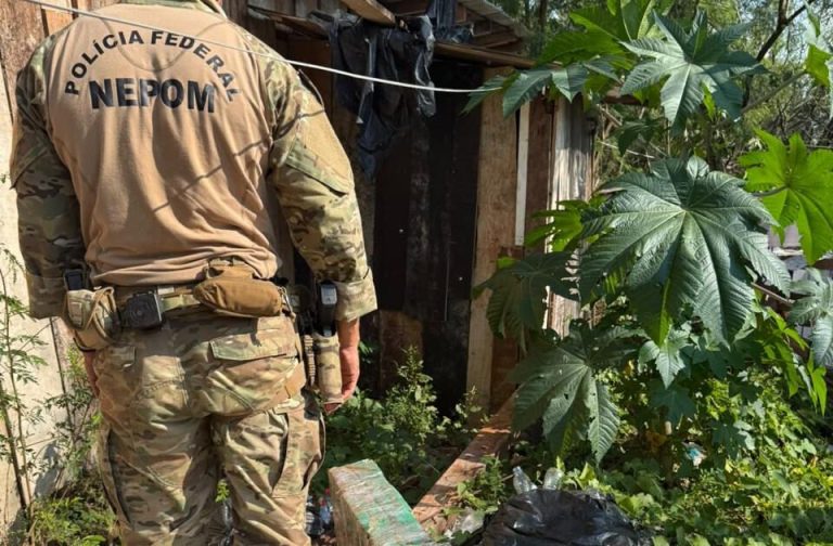 Homem abandona 17,8 kg de maconha e foge pela mata às margens do Rio Paraná, em Foz