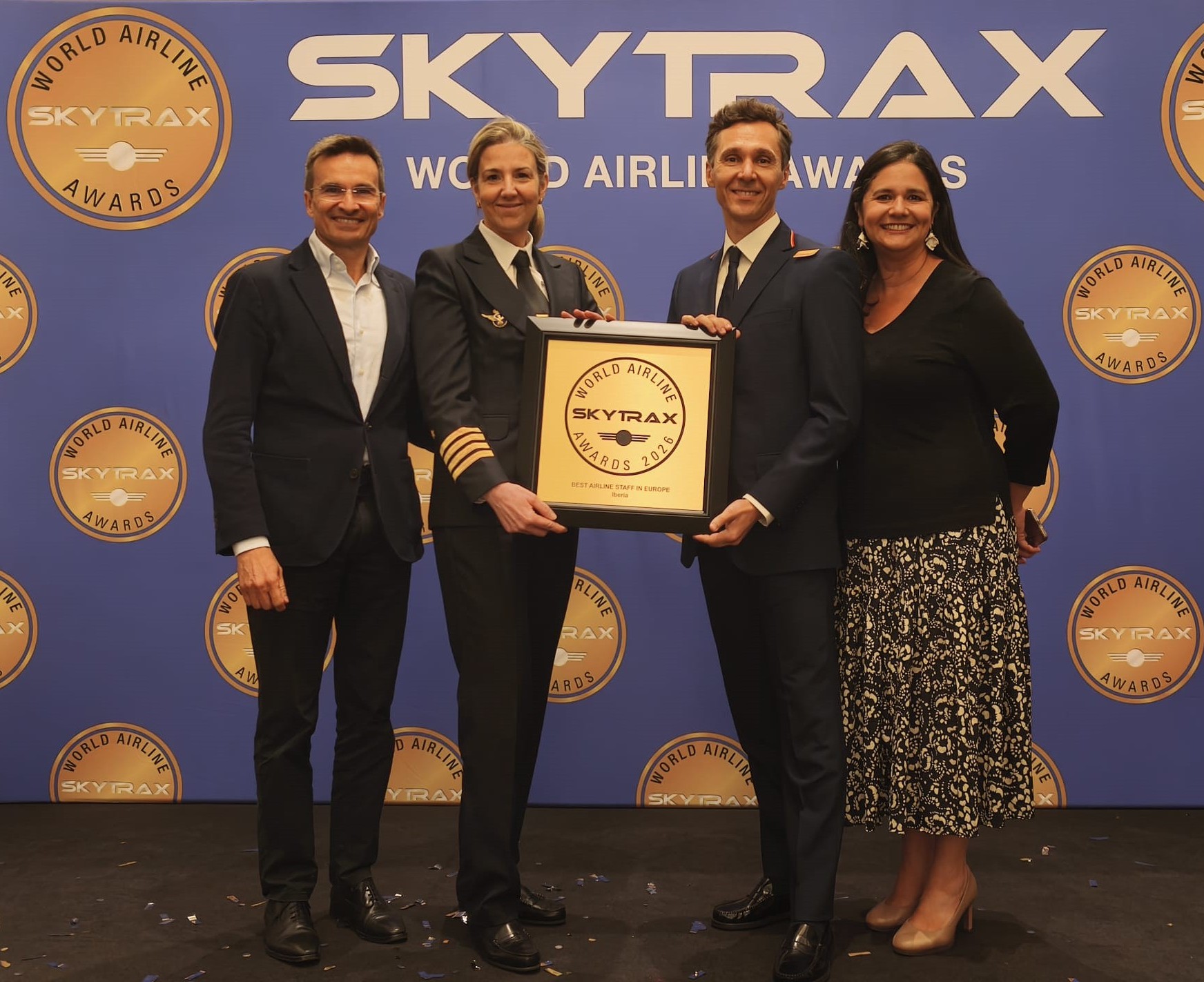 Iberia gana premio al Mejor Servicio de Personal en Europa en los World Airline Awards 2026 Iberia gana premio al Mejor Servicio de Personal en Europa en los World Airline Awards 2026