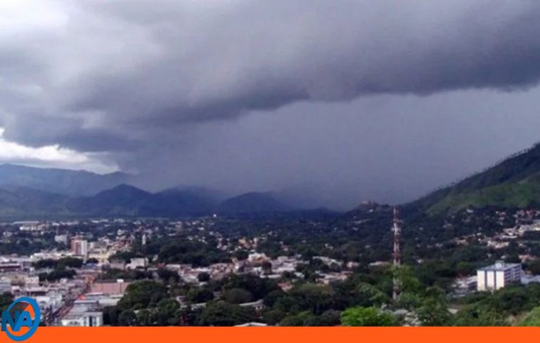 Inameh prevé precipitaciones de intensidad variable este martes