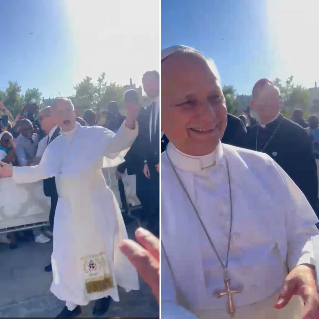 La alegría del Papa León al encontrar a los agustinos en París La alegría del Papa León al encontrar a los agustinos en París