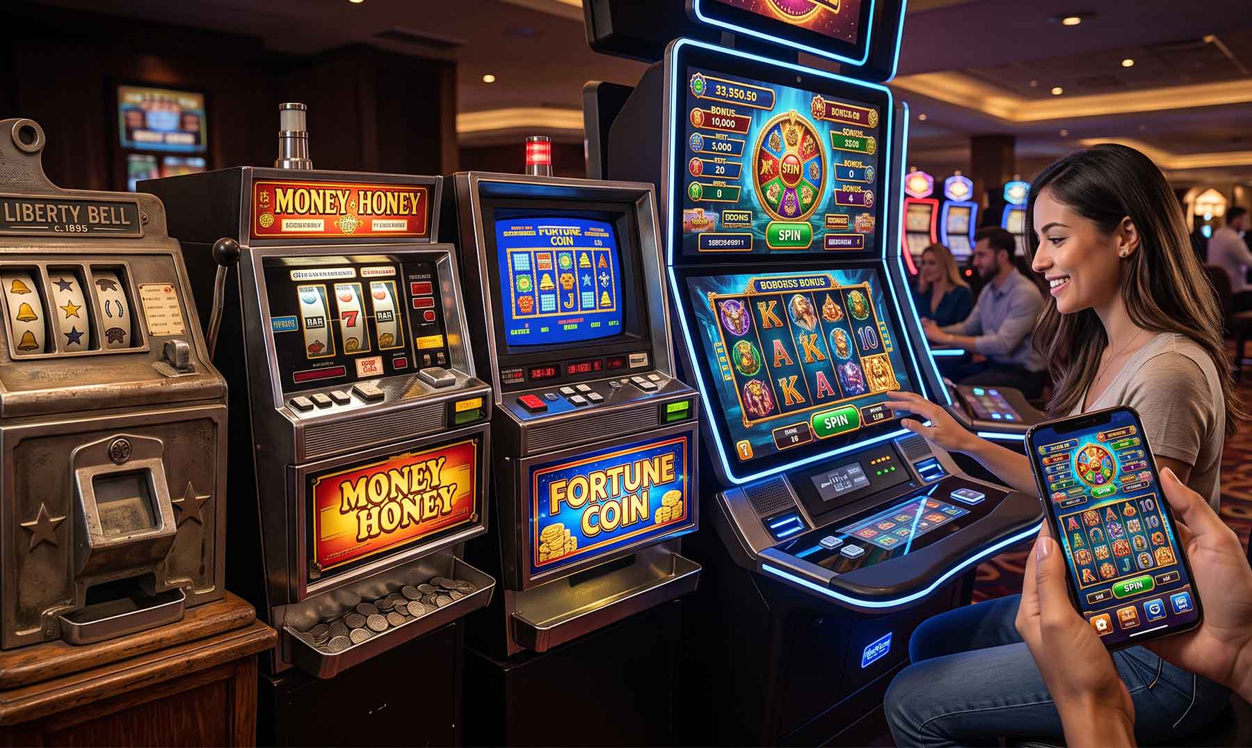 La evolución de las máquinas tragaperras: cómo la tecnología traslada la experiencia del casino al entorno digital La evolución de las máquinas tragaperras: cómo la tecnología traslada la experiencia del casino al entorno digital